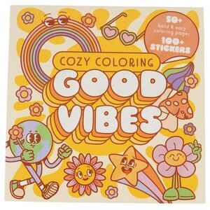 Cozy Coloring Good Vibes: With Stickers -- Parragon Books